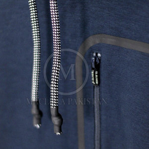 Soft Cotton Blend Printed Fleece <b>Pullover</b> Hoodie <b>for</b> <b>Men</b> Ribbed Cuffs Breathable Stretch Fabric Pocket Design <b>for</b> Outdoor - Product Image 2