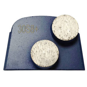 En stock Lavina QC 2 Outil diamanté <span class=keywords><strong>à</strong></span> liaison métallique <span class=keywords><strong>à</strong></span> bouton rond, grain 30, liaison super douce (30S8+) pour <span class=keywords><strong>béton</strong></span> très dur - Product Image 1