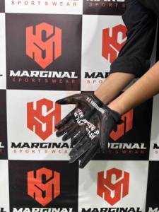 Gants de football américain personnalisés avec logo, hiver, antidérapants, confortables, respirants, en gel, super adhérents, légers, doigts entiers, ajustables - Product Image 4