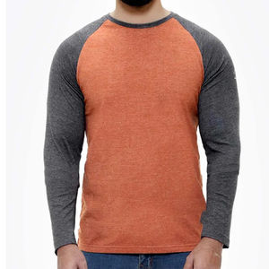 Camiseta Clásica de Béisbol Estilo Urbano, Tejido Grueso, Lisa, Corte Estándar, Precio de Fábrica al por Mayor - Product Image 1