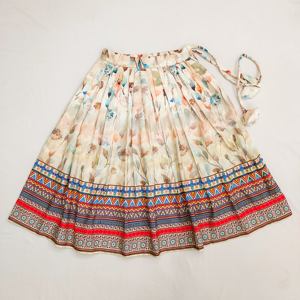 Shoryam Fashion Nouvelle Collection Ensemble Lehenga Choli pour Enfants Imprimé Floral Numérique Tenue de Fête Ethnique pour Filles Boutique Longueur Ras du Sol - Product Image 4