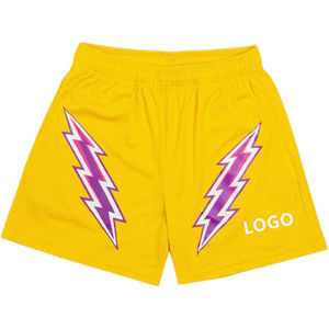 Short de jogging d'été décontracté pour hommes Logo personnalisé motif solide 100% pantalons de sport en polyester pour l'entraînement plage course - Product Image 1