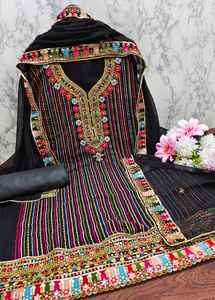 Costume de robe en soie exclusif pour femmes Accessoires pour adultes de style ethnique - Product Image 5