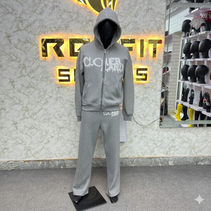 Wholesale Price Custom Label Top Fashion Customer Low Price Zipper Tracksuit For Men Unique Style New Design Mens Tracksuits - Product Image 1