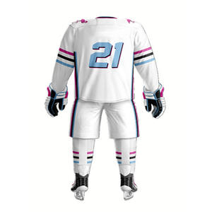 Uniforme de maillot de hockey sur glace personnalisable pour adultes La nouvelle arrivée en différentes couleurs comprend le nom de l'équipe Service OEM - Product Image 3