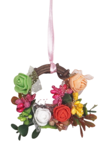 Décorations de Noël suspendues personnalisées, artisanat en tissu/coton/velours/jute, décorations de Noël d'usine - Product Image 5