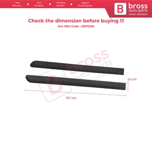 Moldura de Puerta Trasera Izquierda/Derecha BSP1220 para 307 3A/C 3E 3H 2000-2012 4/5 Puertas 8546H5 8546H6 - Product Image 6