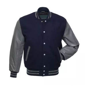 Chaquetas de béisbol de talla grande Letterman para hombre, venta al por mayor, ropa de calle para exteriores, chaqueta de moda para hombre, logotipo personalizado, transpirable - Product Image 6
