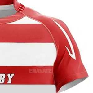 Tenues de rugby durables à fort impact 100% polyester Personnaliser la conception Entraînement sportif Maillot vintage Taille plus grande Rugby pour hommes - Product Image 4