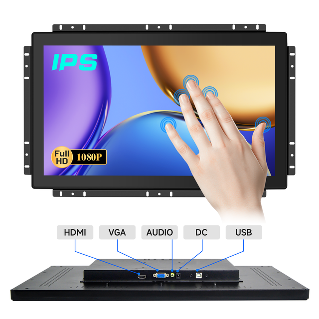 OEM ODM Fully Compatible 7\" 10.1\" 13.3\" 21.5\" IPS Panel Capacitive Touch Screen New Industrial Wall Mounted LCD Monitor