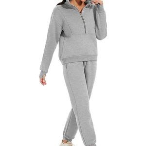 Survêtements pour femmes sur mesure en gros, coupe ajustée, respirants, légers, en polyester/coton, tendance, décontractés, de haute qualité pour l'extérieur - Product Image 3