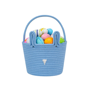 Paniers de rangement de Pâques en coton faits à la main de nouveau design pour organiser le panier de Pâques de bébé de l'usine du Vietnam - Product Image 4