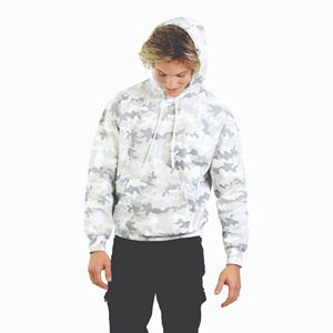 Sweat à capuche surdimensionné en coton épais et personnalisable pour hommes, coupe-vent à fermeture éclair sur l'épaule, écologique, logo OEM, Long Boxy Hiver - Product Image 5