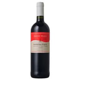 Italian Red Wine BARBERA D'ASTI Docg Onde 750 Ml PREMIUM Made In Italy Highest Quality Wine Glass Bottle