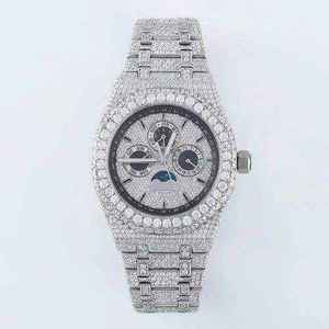 Reloj Mecánico Automático de Lujo con Moissanita, Alta Demanda, para Hombre y Mujer, Disponible al Mejor Precio - Product Image 5