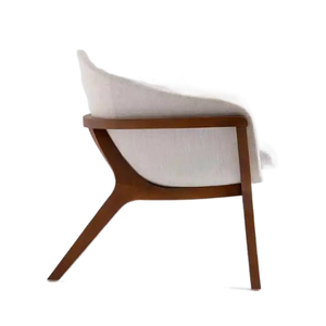 เก้าอี้พักผ่อนสไตล์ยุโรปสำหรับสวน เก้าอี้ไม้สักแบบมีล้อพร้อมเบาะ - Product Image 3