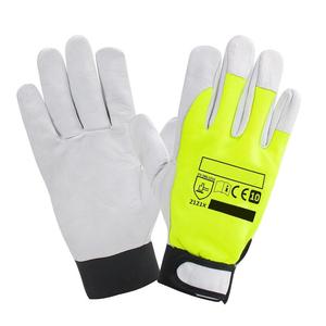 Guantes de Trabajo de Cuero de Alta Visibilidad Personalizados, Guantes de Seguridad para Mecánicos, para Soldadura, Construcción, Agricultura y Jardinería Industrial - Product Image 1