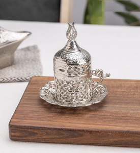 Bol de service moderne en aluminium poli pour servir des fruits et décorer la table Vaisselle Bol festif du Ramadan - Product Image 5