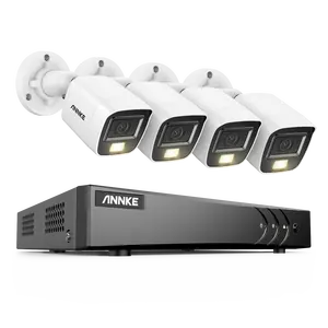 ANNKE 3K Outdoor Surveillance System with Audio, Night Vision, and Advanced 8CH 5MP DVR Technology Security CCTV Camera