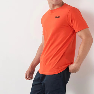 Logo personnalisé coupe régulière t-shirt pour hommes haute qualité couleur unie hommes col rond t-shirt pour hommes t-shirts personnalisés 100% coton - Product Image 3