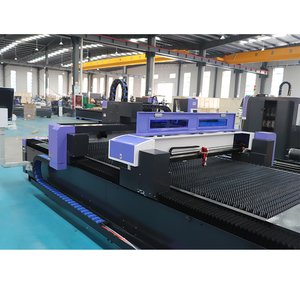 เครื่องตัดเลเซอร์แบบแกนทรีคู่ไฟเบอร์+CO2 สำหรับตัดโลหะและอโลหะ แผ่นและท่อ พร้อมระบบ CNC ในตัว - Product Image 4