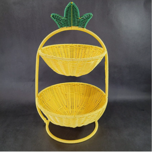 ถาดอาหารสับปะรดหวายสานด้วยมือของเราสำหรับตกแต่งโต๊ะผลิตในเวียดนามด้วย Sisu - Product Image 1