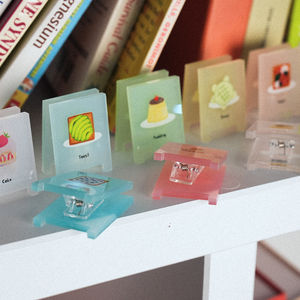 Clip Acrílico Personalizado, Transparente, con Logotipo Personalizado, Clip de Papel de Plástico Duradero, Material de Oficina - Product Image 1