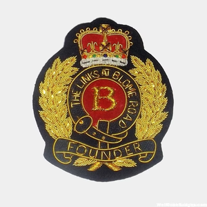 Insignes de grade cousus sur mesure, de luxe, haut de gamme, faits à la main, en fil de bullion, pour blazers, manteaux, vestes, uniformes de sécurité - Product Image 1