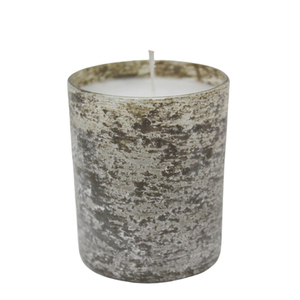 Glass Round Votive With Wax <b>Green</b> Marble Colour Votive <b>Candles</b> for Home & Christmas Decoration Customized in Bulk - Product Image 1