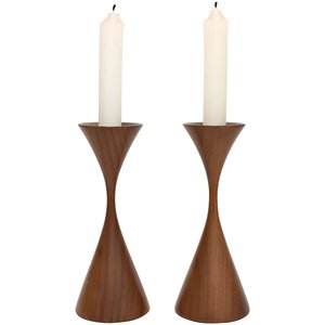 Hot Sale Wooden Stylish <b>Candle</b> Lamp Set of 2 For <b>Dinner</b> Table Top Decoration Natural Shiny Finishing Votive <b>Candle</b> Holder - Product Image 1