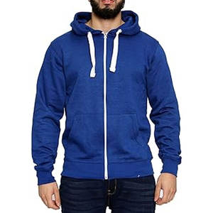 เสื้อวอร์มแบบมีฮู้ดสำหรับทุกเพศเสื้อกันหนาวมีซิปรูดซิป350GSM ออกแบบได้ตามที่ต้องการ - Product Image 4