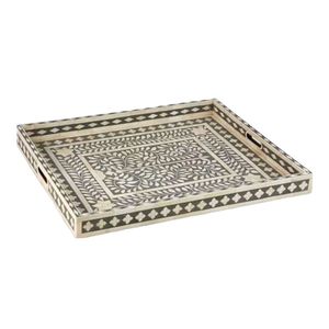 Beau plateau de service moderne en Mdf avec des motifs géométriques distinctifs adaptés aux maisons minimalistes et aux cuisines contemporaines - Product Image 5