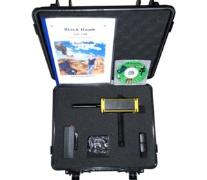 เครื่องตรวจจับโลหะใต้ดินแบล็คฮอว์ก GR-100 สำหรับทองคำและเพชร |   ระบบตรวจจับความถี่หลายระดับแบบมืออาชีพ - Product Image 4