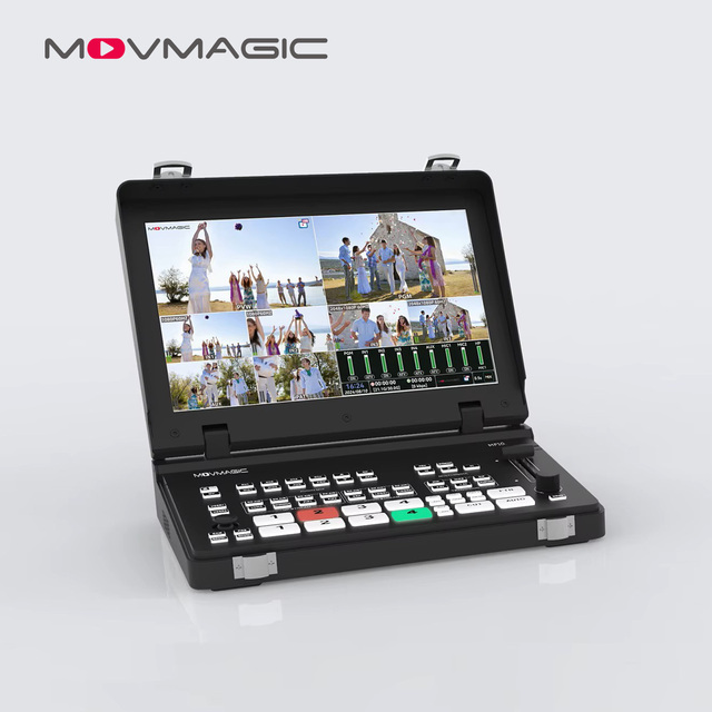 Movmagic MF10S 5 Channel 4K HD MI SDI Vision Mixer Broadcast Live Streaming Multi View PTZ Control Video Switcher