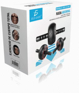 Ruota Addominale per Allenamento Domestico, Facile da Impugnare per Esercizi Muscolari, Realizzata in ABS Durevole, Ferro, Plastica e Acciaio - Product Image 2