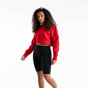 Cotton French Terry Pullover <b>Sweatshirt</b> <b>Women</b> Customized Logo Embroidery Casual Style <b>Long</b> Length Winter Fleece <b>Sweatshirts</b> - Product Image 6