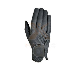 Nouveauté, vente chaude, gants d'équitation d'hiver, écologiques, sur mesure, en cuir/spandex, unisexe, sangle de poignet réglable - Product Image 5