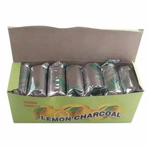 Charbon de bois de noix de coco sans fumée Faible humidité et cendres Cubes de charbon de shisha de haute qualité - Product Image 3
