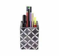 Porte-stylo décoratif en incrustation d'os hautement poli porte-crayon et organisateur de bureau - Product Image 6