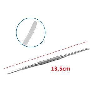 Elevador de periostio más libre de titanio Manual de alta calidad, instrumentos quirúrgicos de acero inoxidable de 18,5 cm de doble extremo, certificado CE - Product Image 4