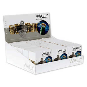 ที่เปิดขวดเบียร์ติดผนังแบบย้อนยุค Wally ทำจากโลหะ พกพาสะดวก สำหรับใช้ในบ้าน บาร์ ร้านอาหาร เหมาะสำหรับใช้เป็นของแจก - Product Image 2