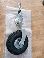 Nouvelle roue de plage en acier 260 mm, cric de transport pour remorques de bateaux, compatible avec les pneus de sable 340 mm x 140 mm, conception à rouleaux de quille Hyroad