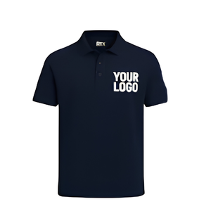 Logo T-Shirt Custom Mens Womens 100% Cotton Regular Fit Digital Print Solid Casual Breathable Bulk Wholesale Corporate Branded - Product Image 1