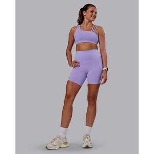 Soutien-gorge de sport Galvanise 2.0 - Violet Ray rembourré, haut court de yoga, vêtements de sport pour femmes XS-XL - Product Image 4
