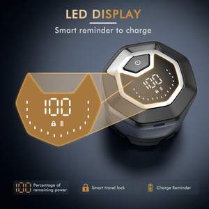 Rasoir électrique rotatif étanche à charge rapide pour hommes chauves, avec lames de rechange pour le visage, IPX7, idéal pour les camping-cars - Product Image 6