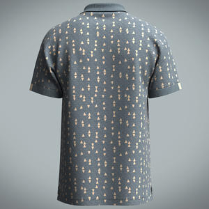 Qualité professionnelle Nouveau design T-shirt polo pour homme en coton coupe sèche Polo imprimé par sublimation avec logo personnalisé - Product Image 5