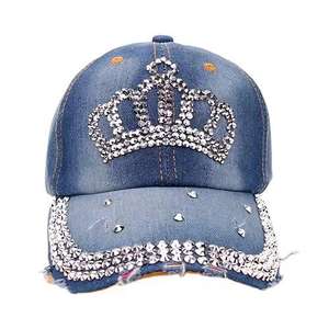 Personalizado Nuevo Diseño Rhinestones logo 5 Panel Transpirable Malla Sombrero Deportes al aire libre Premium Béisbol En blanco Gorra de camionero - Product Image 1