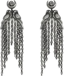 Boucles d'oreilles goutte Jhumki doublure en argent oxydé de luxe tendance pour les occasions de fête et de cadeau au meilleur prix - Product Image 5