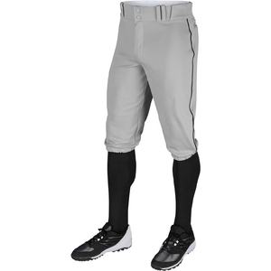Pantalon court de baseball et softball coupe décontractée pantalon de baseball longueur genou style avec passepoil latéral vente en gros - Product Image 1
