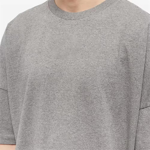 100% coton hommes surdimensionné goutte épaule T-Shirt personnalisé imprimé graphique t-shirts pour été tricoté tissage pour hommes femmes votre - Product Image 3